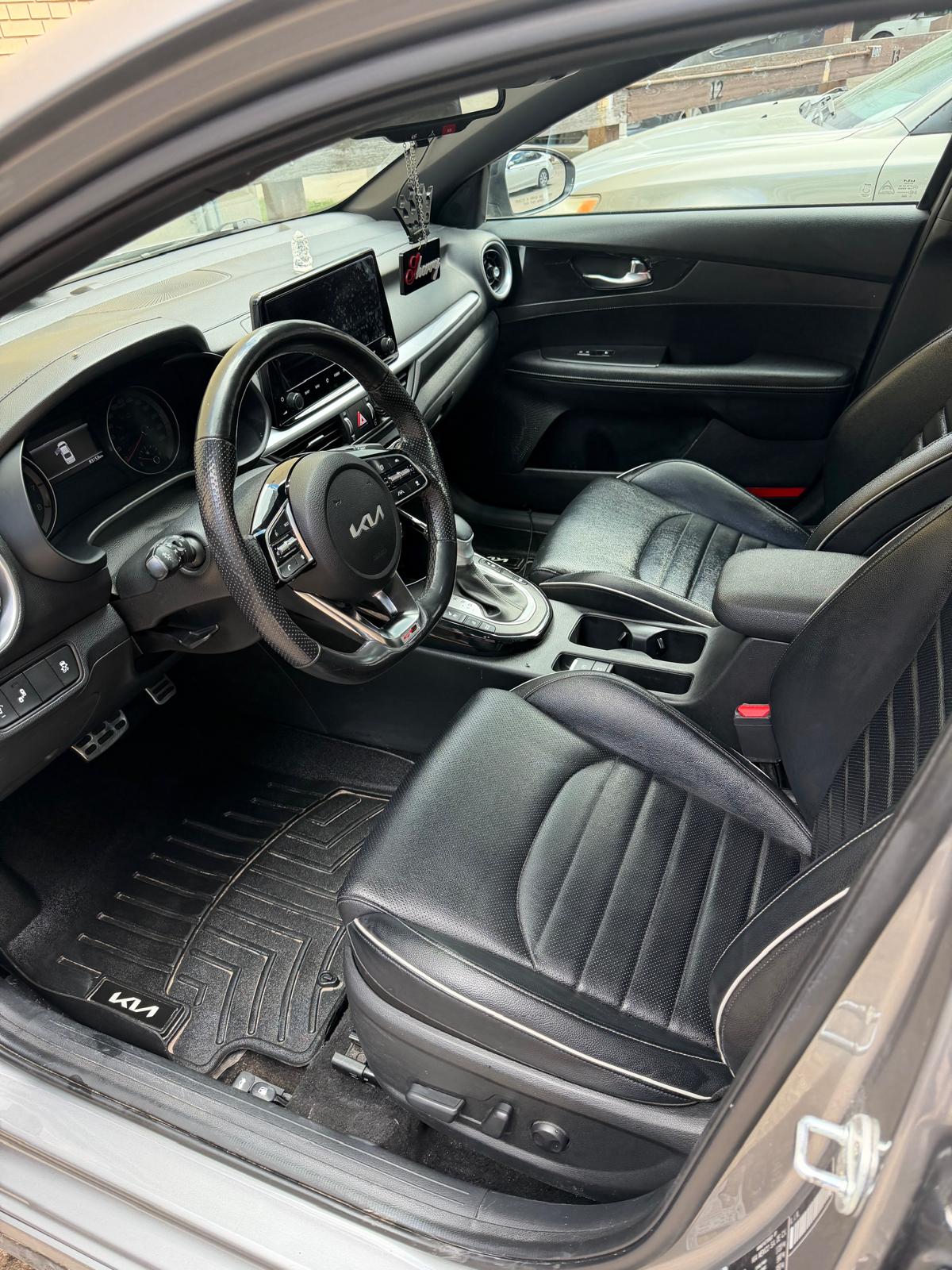 Kia interior after detailing