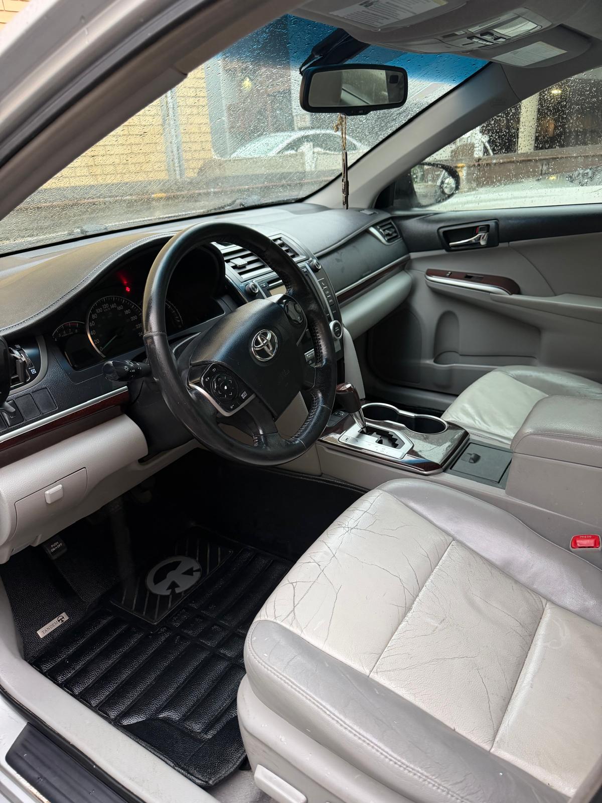 Toyota front interior after detailing