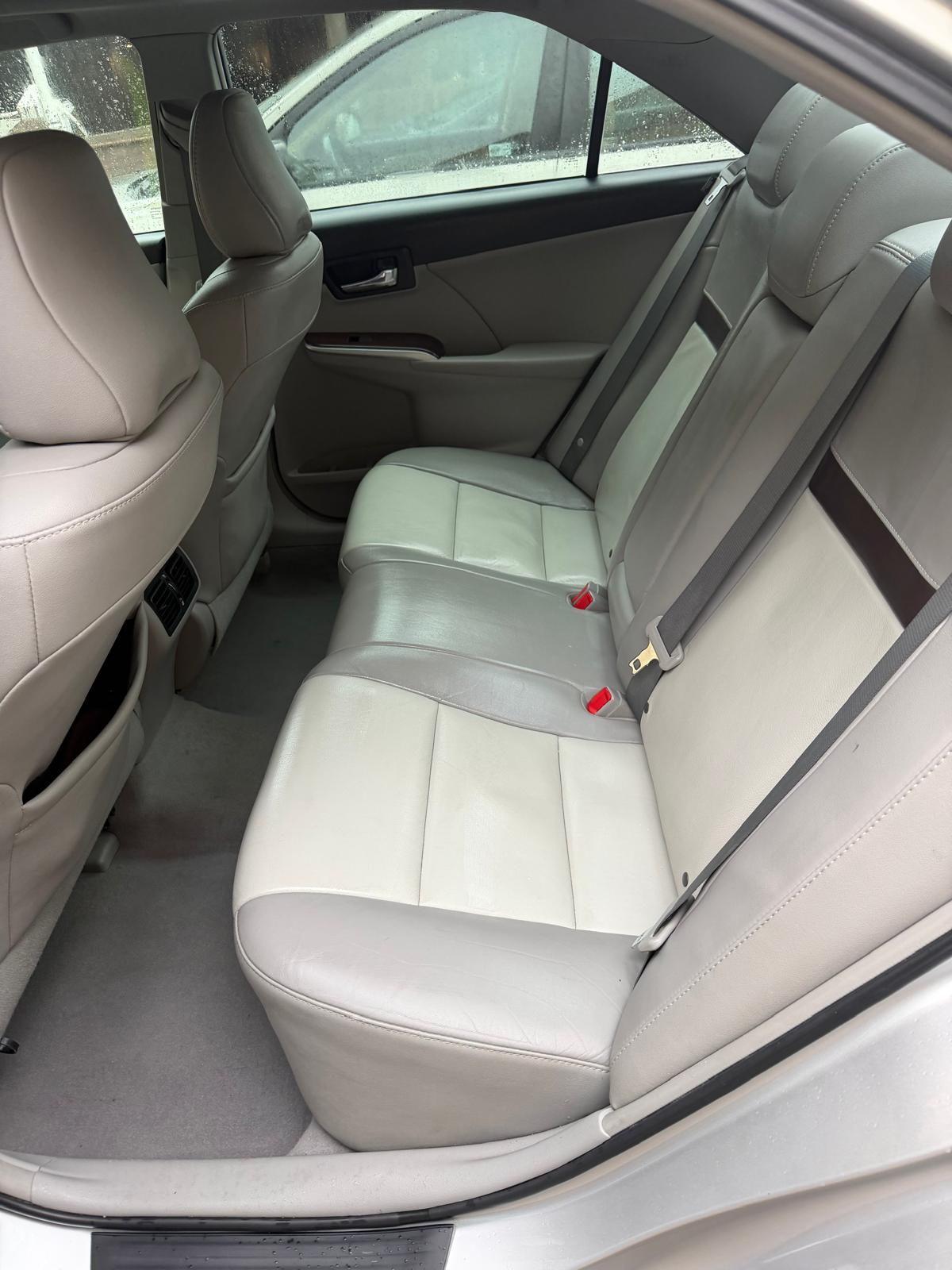 Toyota rear seats after detailing